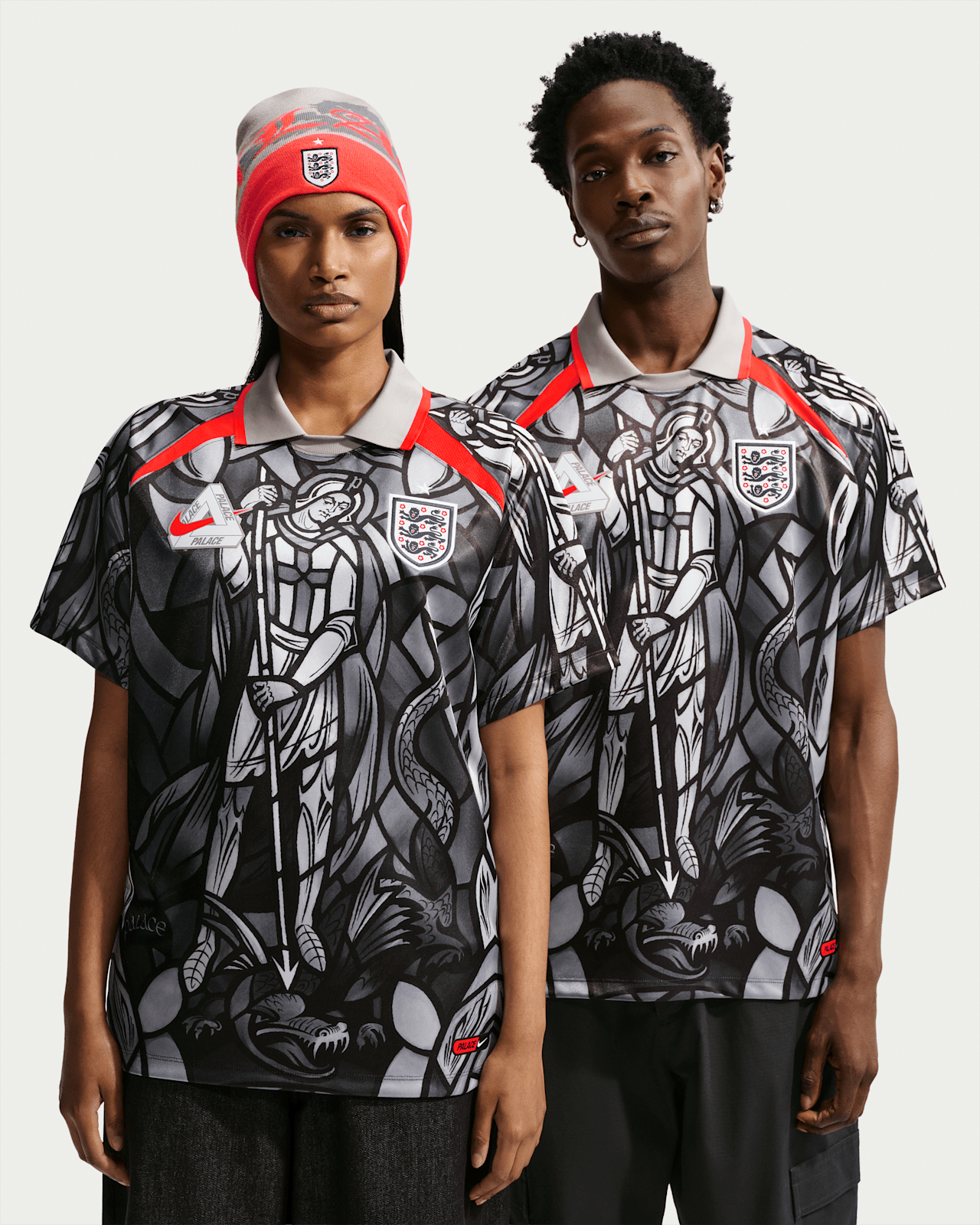 Nike England 英格蘭 x Palace 限量版復古圖騰球衣 IM3198