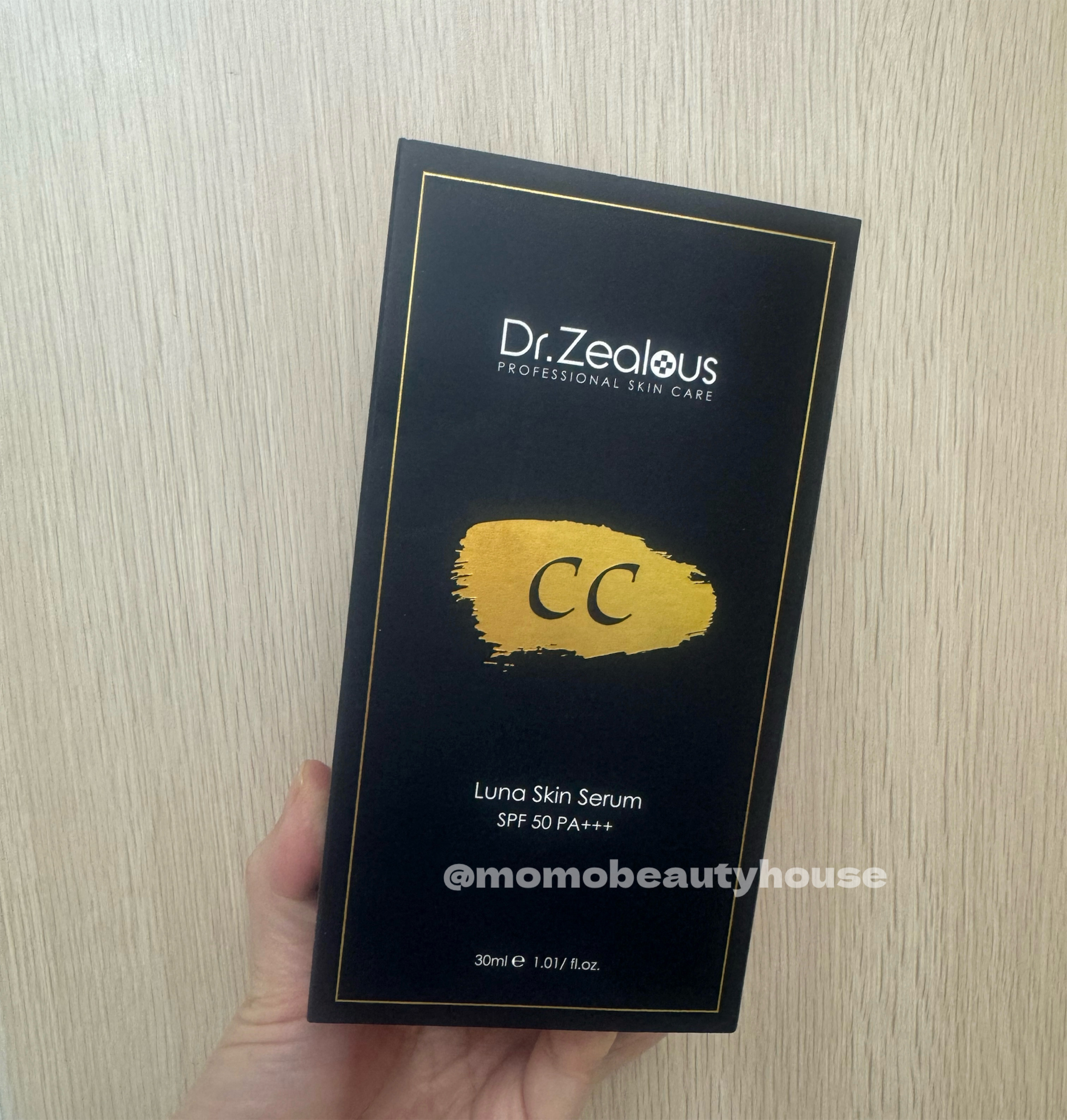 瑞士Dr. Zealous月亮女神裸色CC精華 SPF 50 PA+++ 30ml 遮飾肌膚瑕疵|自然校正膚色 | 透亮潤色｜零妝感