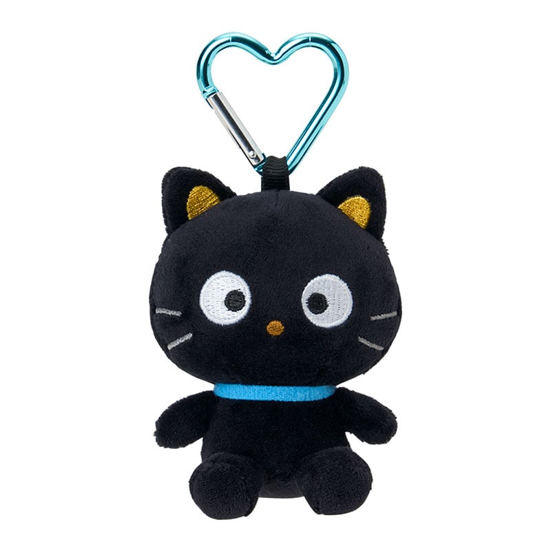 現貨｜Sanrio Chococat 朱古力貓 日版 吊飾 毛公仔 連 心形扣 (17565-0)