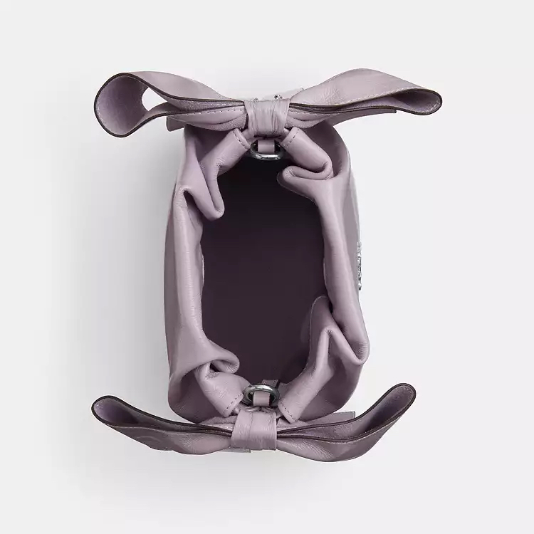 🇺🇸✈️🇨🇦迷人紫嘅Coach 牛皮革可拆卸鏈帶手袋💜現貨