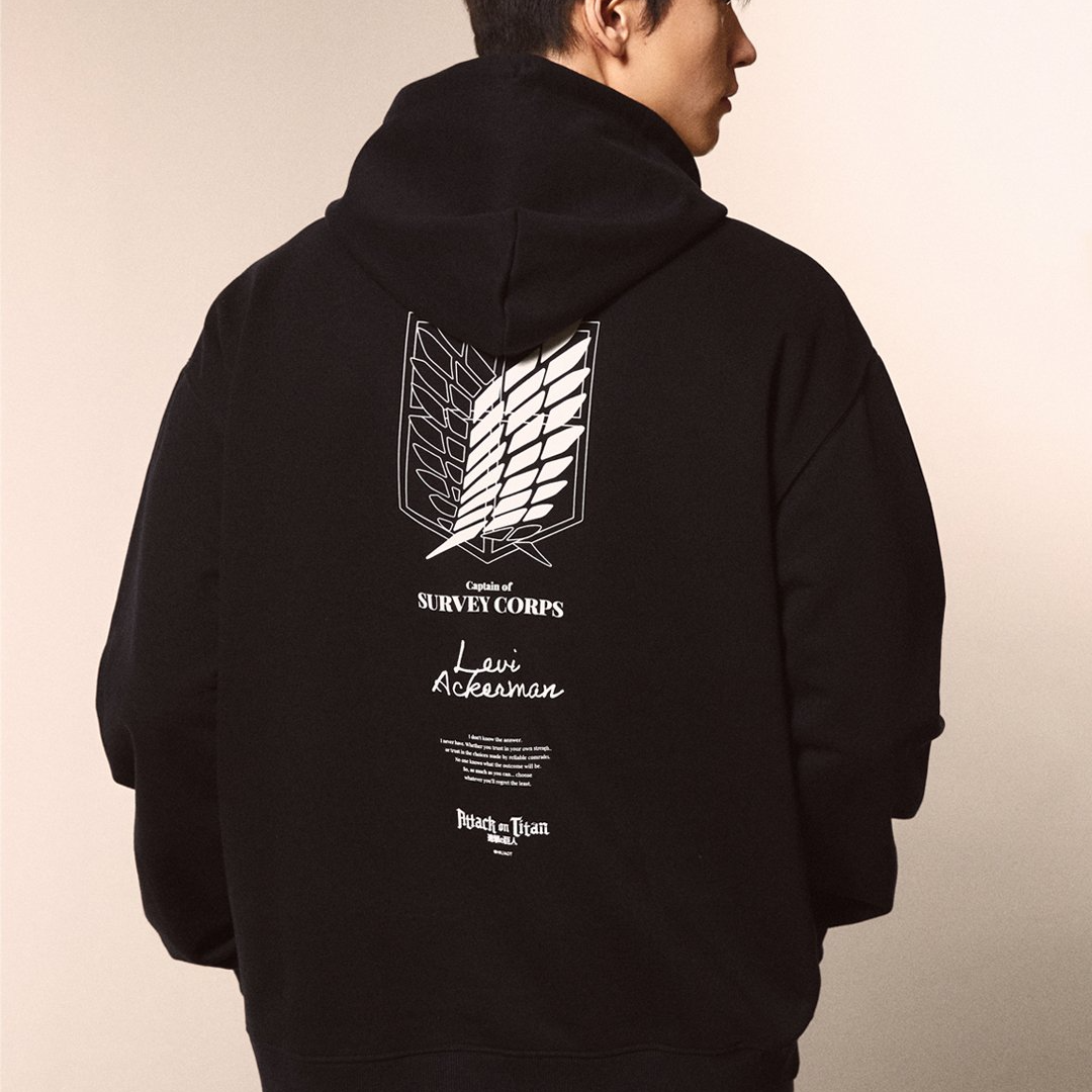 [進擊的巨人 x SPAO] HOODED SWEATSHIRTS (3款)