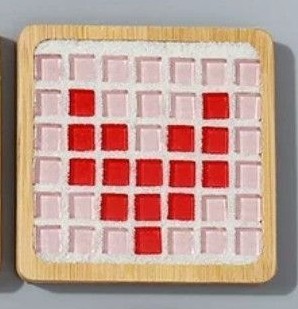 DIY手工材料包-馬賽克杯墊 (G633) 🚛 送貨方式請選(4)