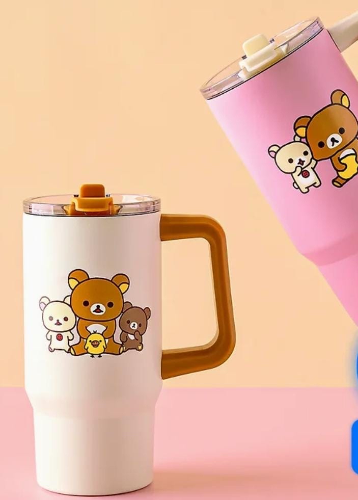 《預約貨品》全新韓國限定 Rilakkuma連蓋保溫杯