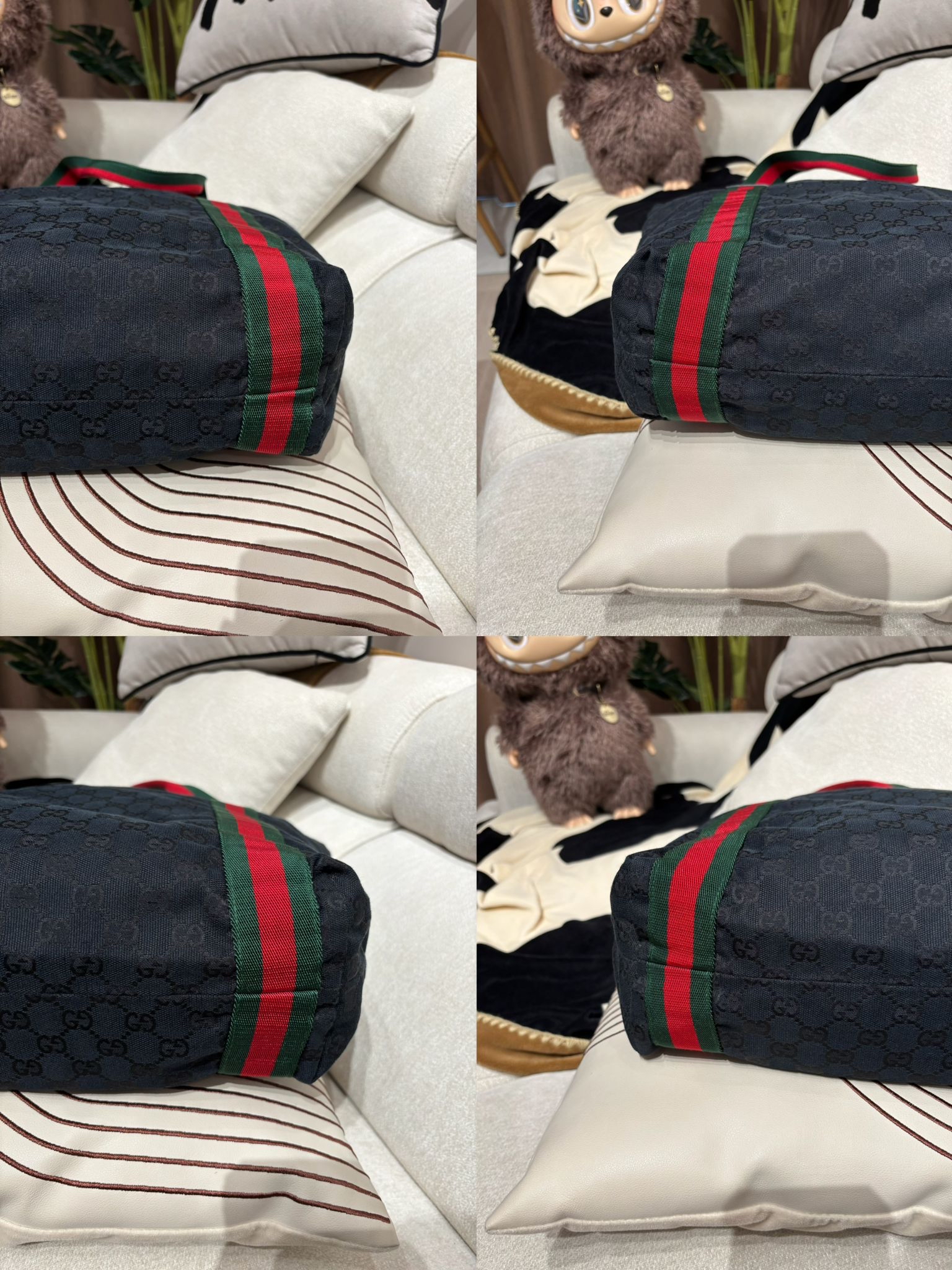 Gucci Canvas Tote Bag 100%Authentic, 98%New ✅Dust bag