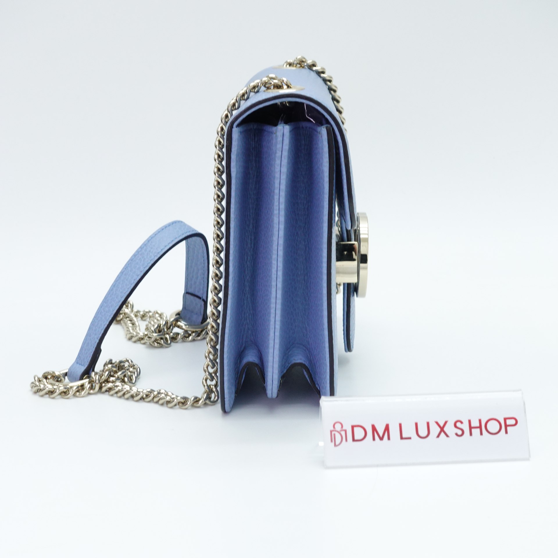 Gucci Blue Interlocking Sling Bag