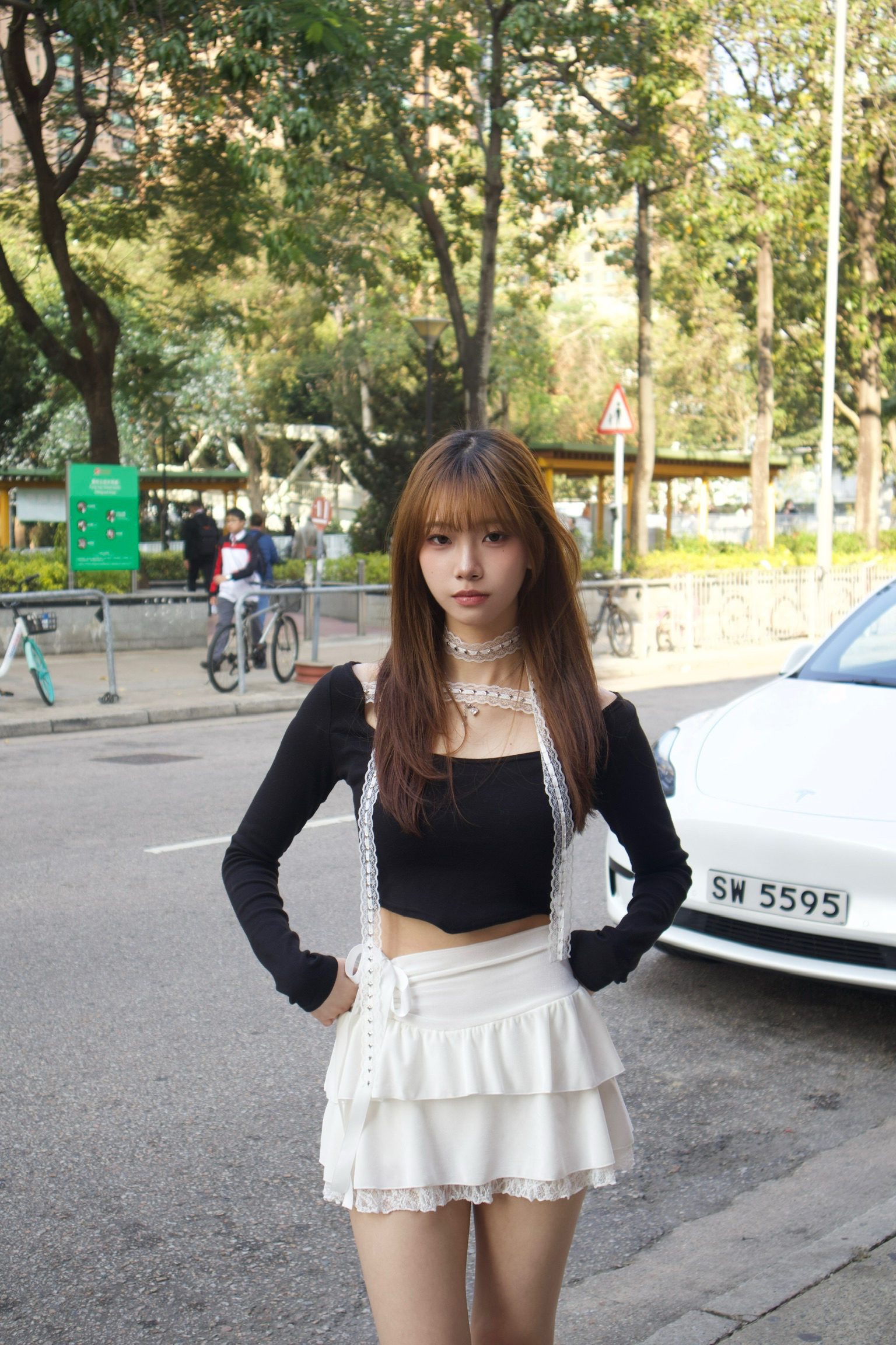 人氣款 韓國Lacy蝴蝶結兩層蛋糕裙(絲絨質地)