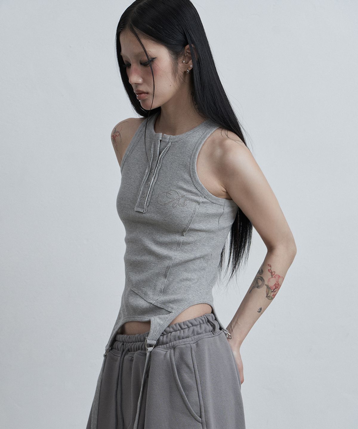 🇰🇷訂購｜asur 26SS｜Sewing Garter Sleeveless 4色