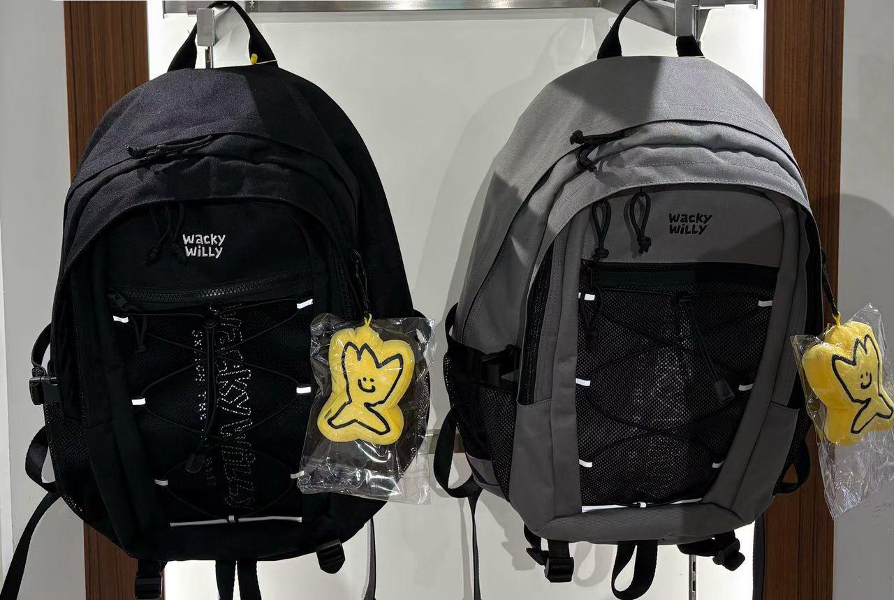 🌱​WACKY WILLY🌱 花花hobo bag 韓國連綫折扣💛 Pink / denim / black