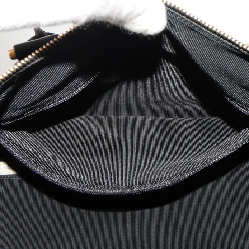 Chanel Vintage Coco Mark Caviar Boston Bag