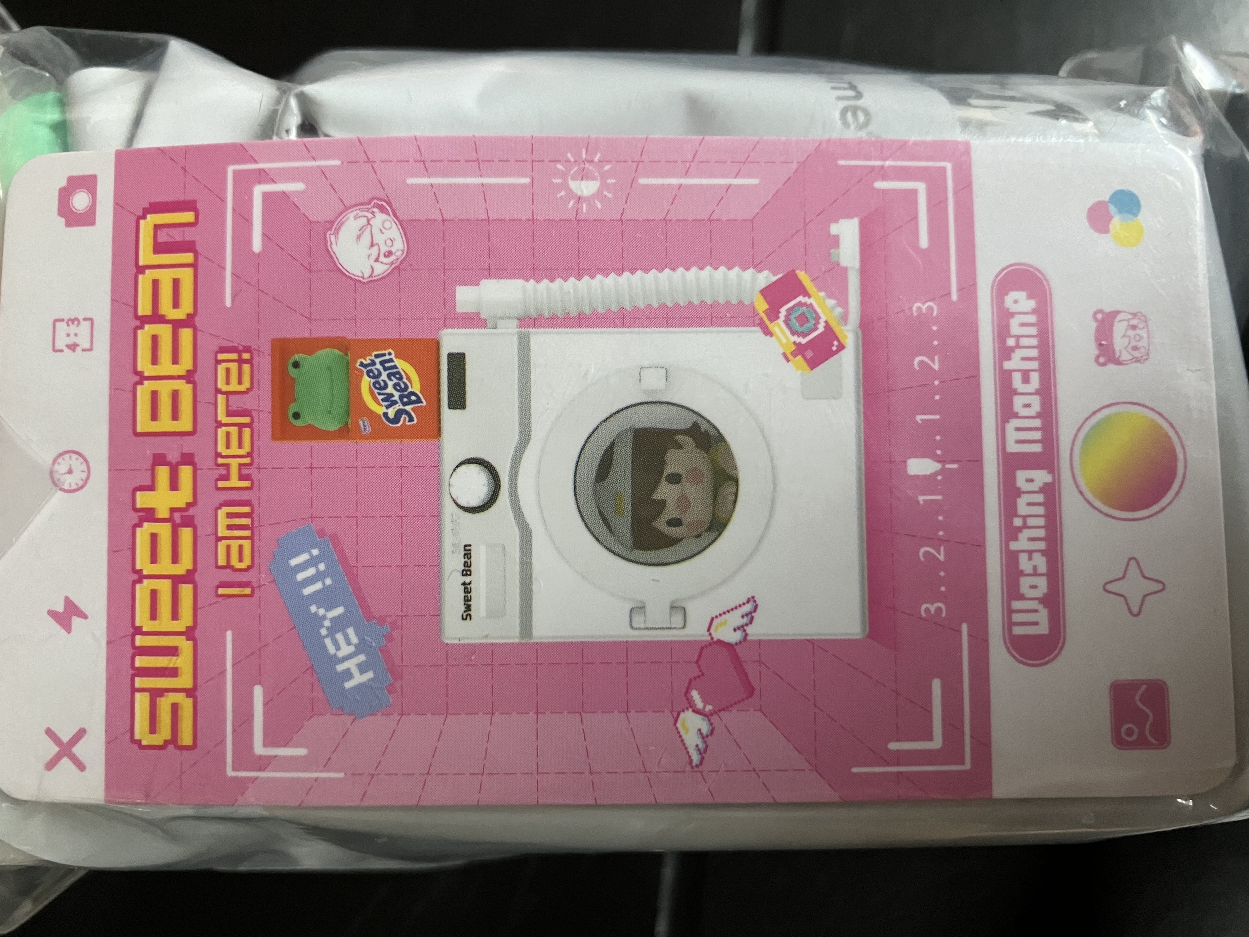 已開盲盒 Popmart sweet bean i am here washing machine  AA00299