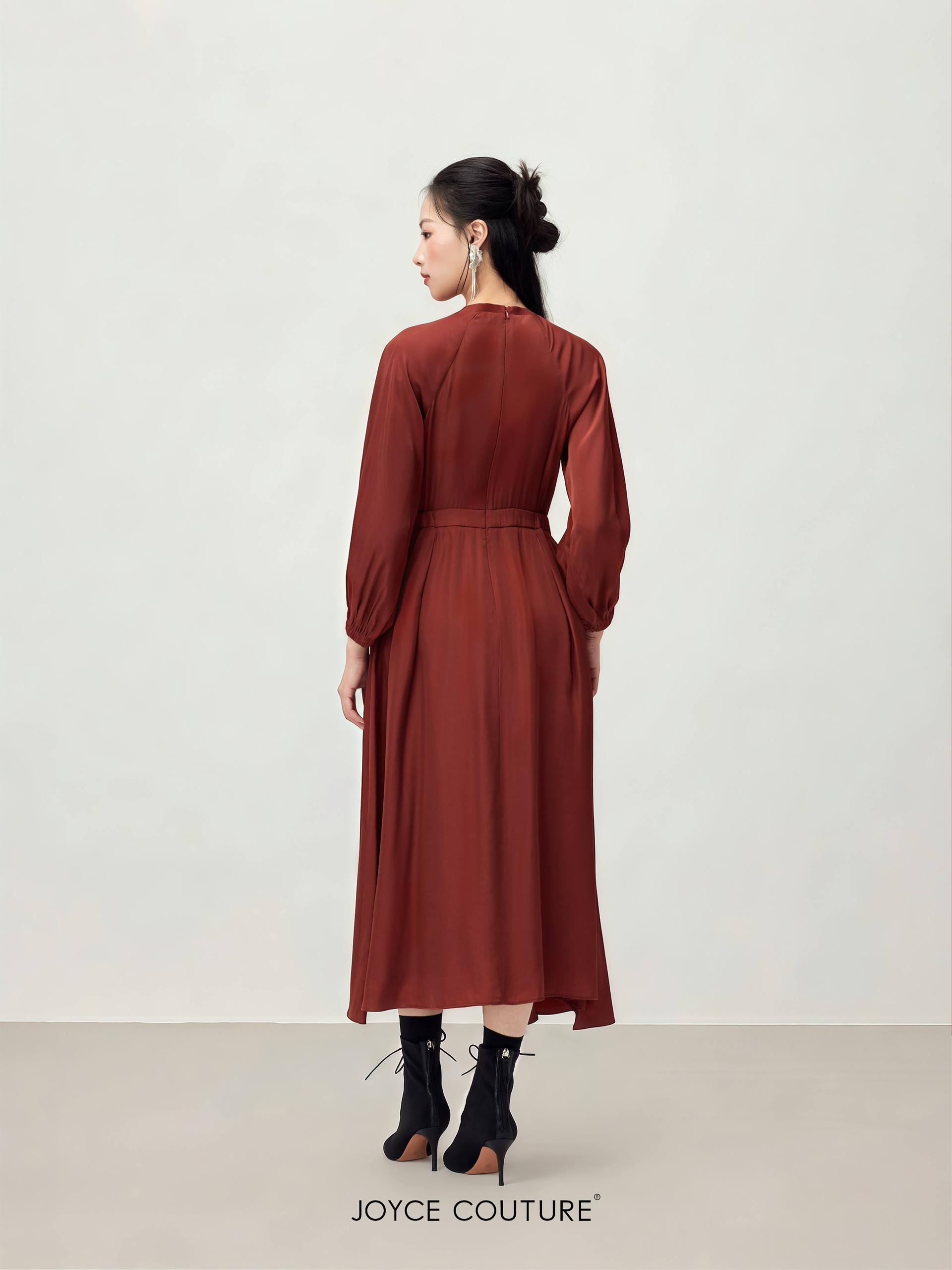 长袖连身裙 D0349