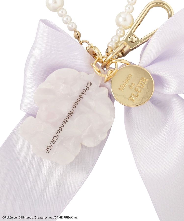 🎀【預訂】 PokePeace x Maison de FLEUR 絲帶掛飾 - Nyasper