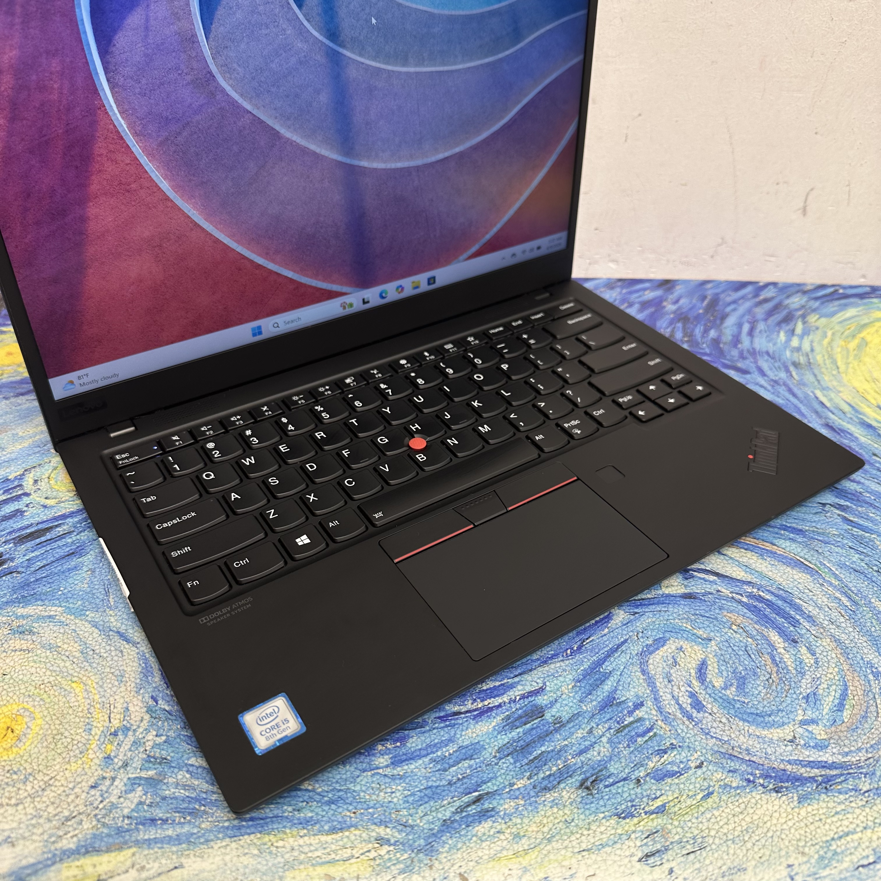 (超輕薄耐用商務機🔥X1 Carbon 8代）Lenovo Ultrabook ThinkPad i5-8265U/ 8GB Ram/512GB SSD/1080p /指紋解鎖/touch mon/Gen7/X1C/X1 C/X 1 C/ Gaming Laptop /Notebook / Netflix / YouTube / 