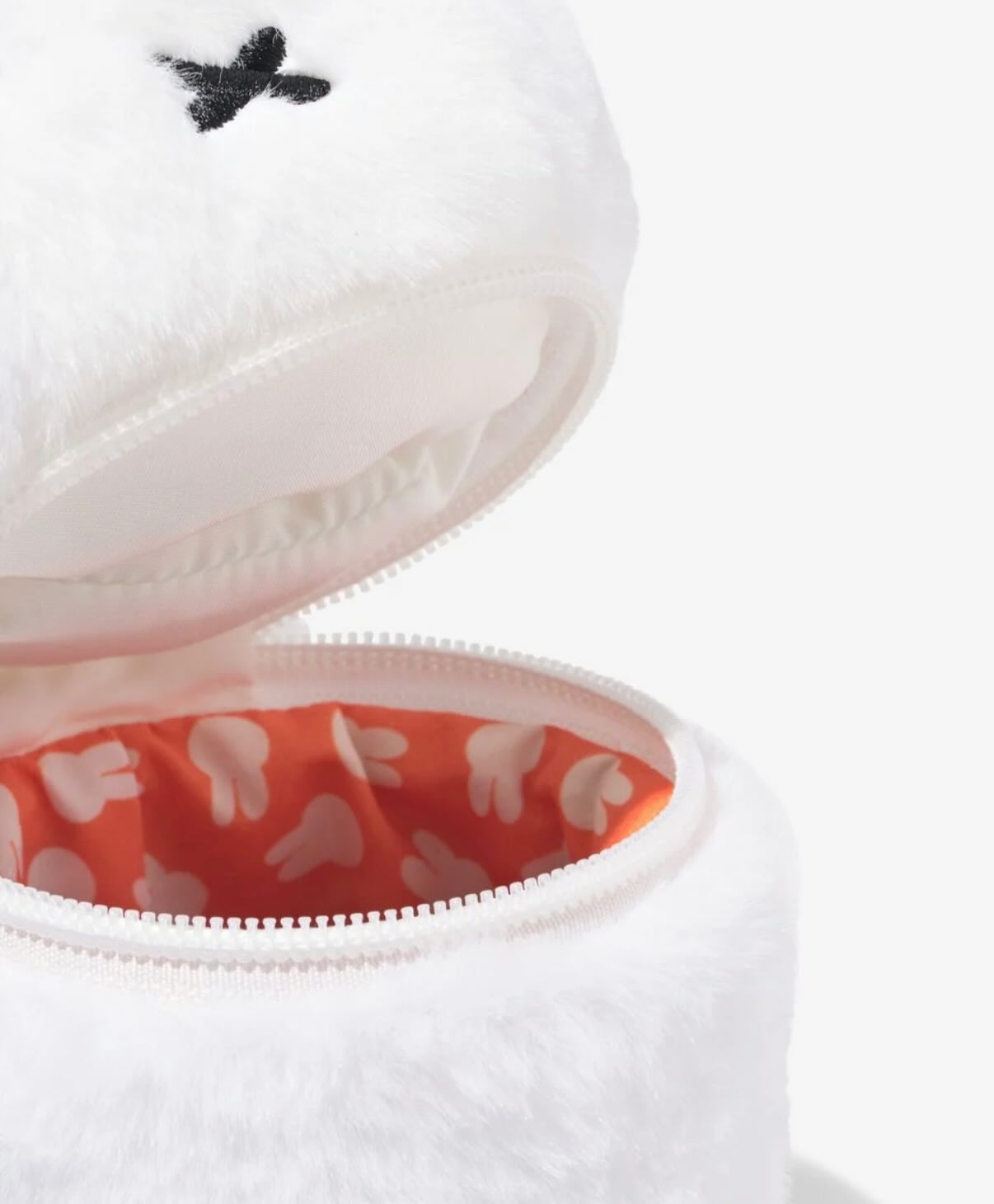 Miffy fluffy cylindrical pouch 