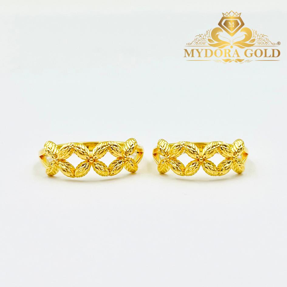 MYDORA Cincin Bunga Marrisa Minimalist (5G) l EMAS 916/22K