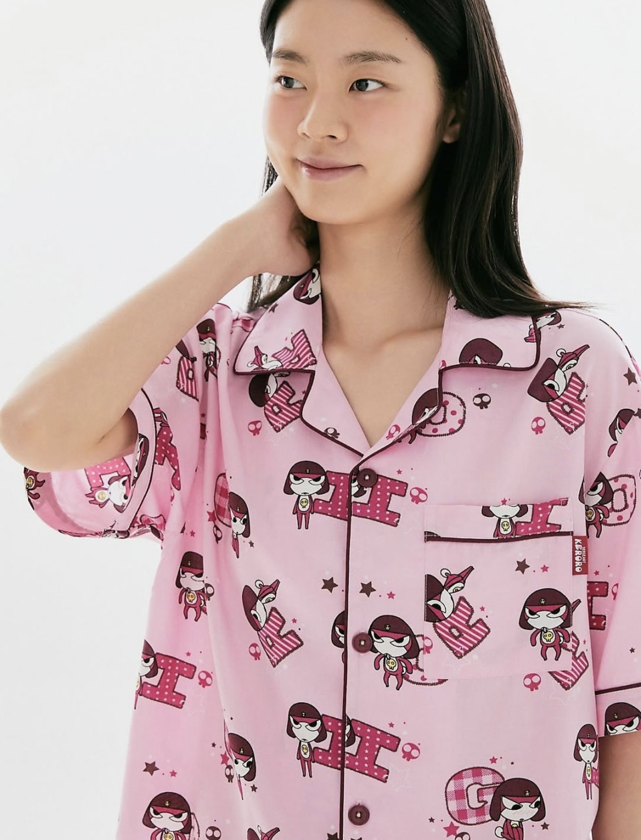 🇰🇷韓國SPAO x KERORO限量版短䄂睡衣套裝