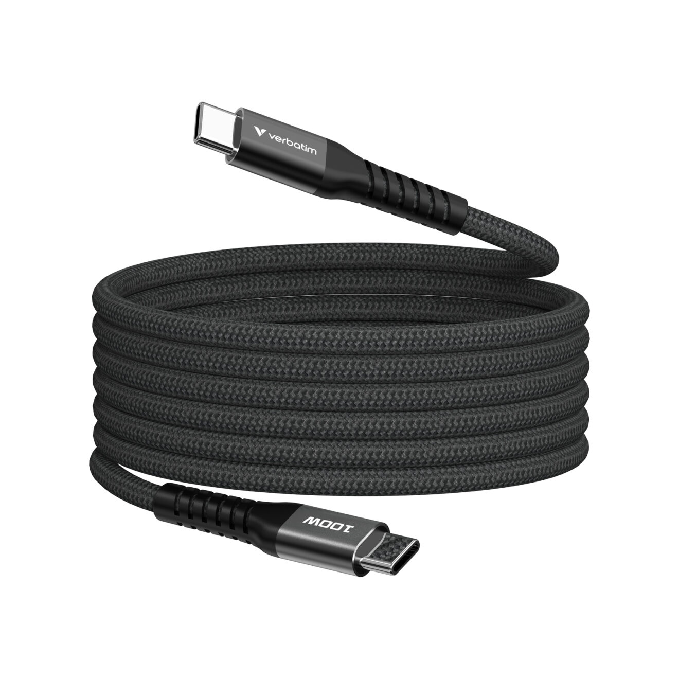  [香港行貨丨2年保養] [200cm] Verbatim 同步充電 100W 磁吸式線 USB-C 轉 USB-C (SCC2-CCM100)