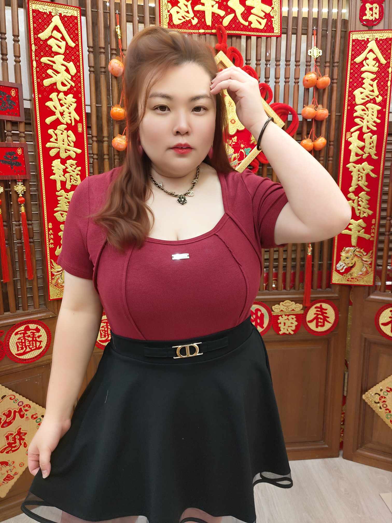 NFE07 TW#3371 显瘦小银牌设计上衣