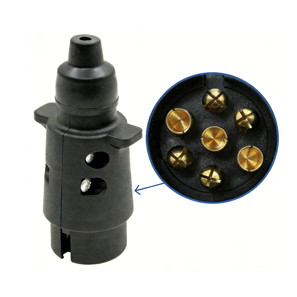 歐式7芯塑料插頭插座  UB0285