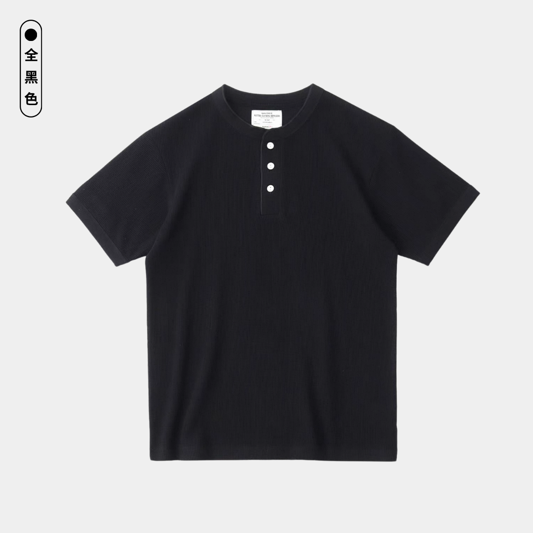 𝗪𝗔𝗙𝗙𝗟𝗘 亨利短袖