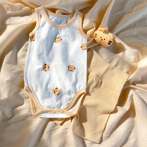 韓國夏季背心包屁衣(M)