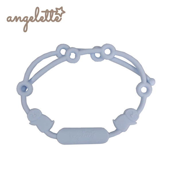 🇯🇵預訂 日本直送🇯🇵Angelette 淺藍色企鵝矽膠多功能吊帶