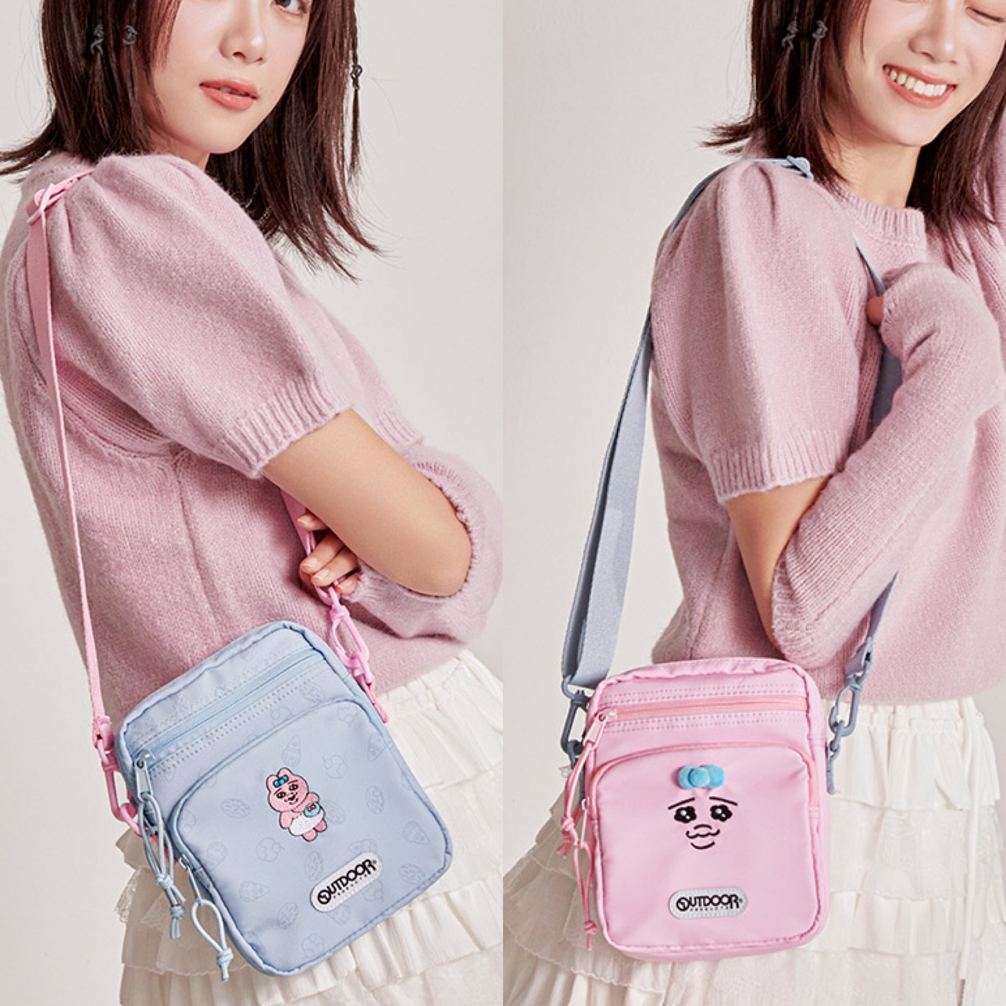 📦訂購 台灣限定 OUTDOOR Opanchu Usagi 褲褲兔 直式側背包