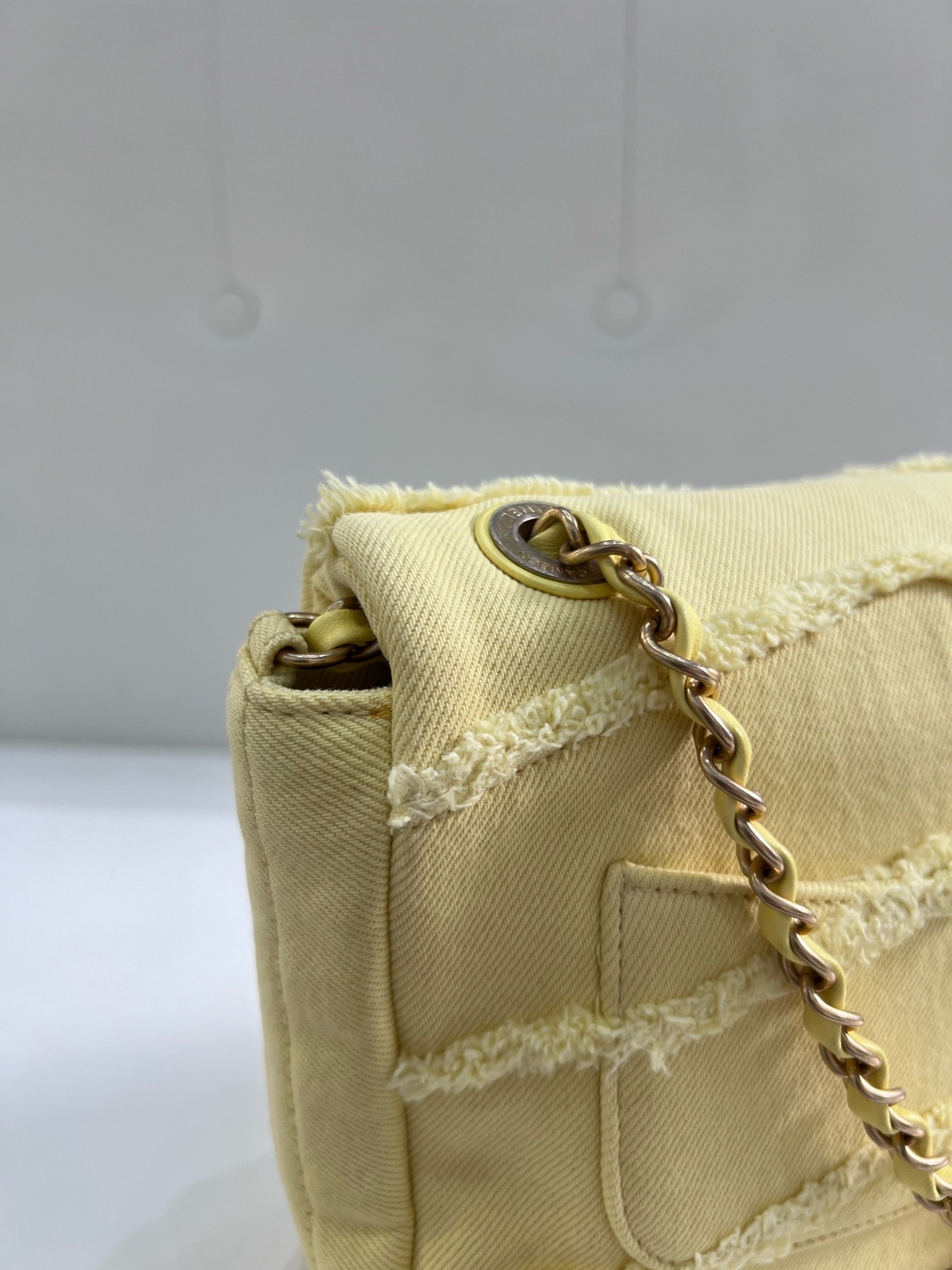 【預訂貨品】Chanel小雞黃牛仔布方胖子 