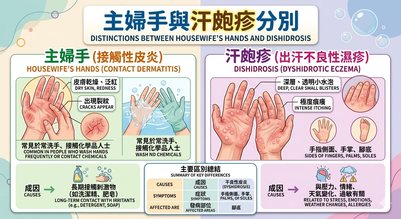 主婦手與汗皰疹