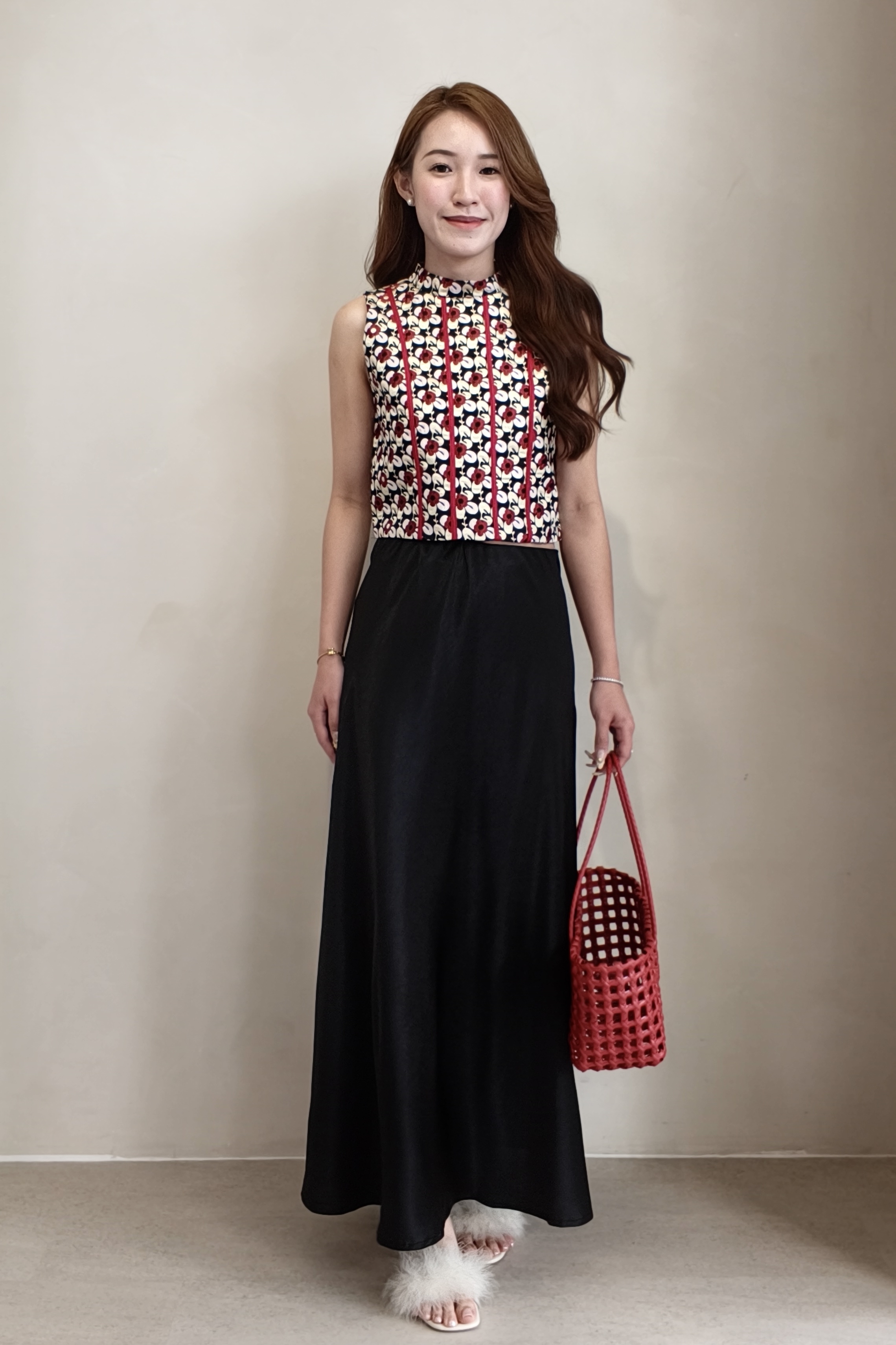 983 Luxe Satin Maxi Skirt