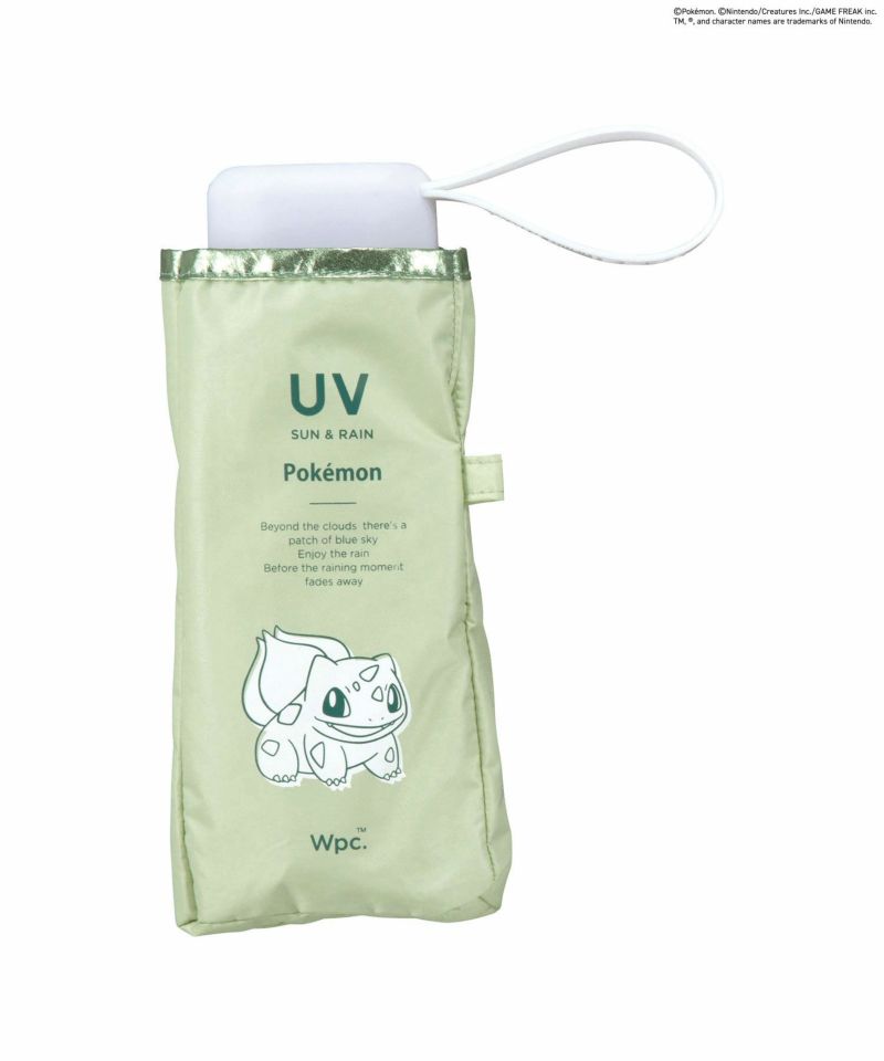 現貨🌸日本直送 |Wpc. x Pokémon寶可夢-迷你縮骨遮太陽傘/雨傘/100%完全遮光摺疊傘/晴雨兼用雨具