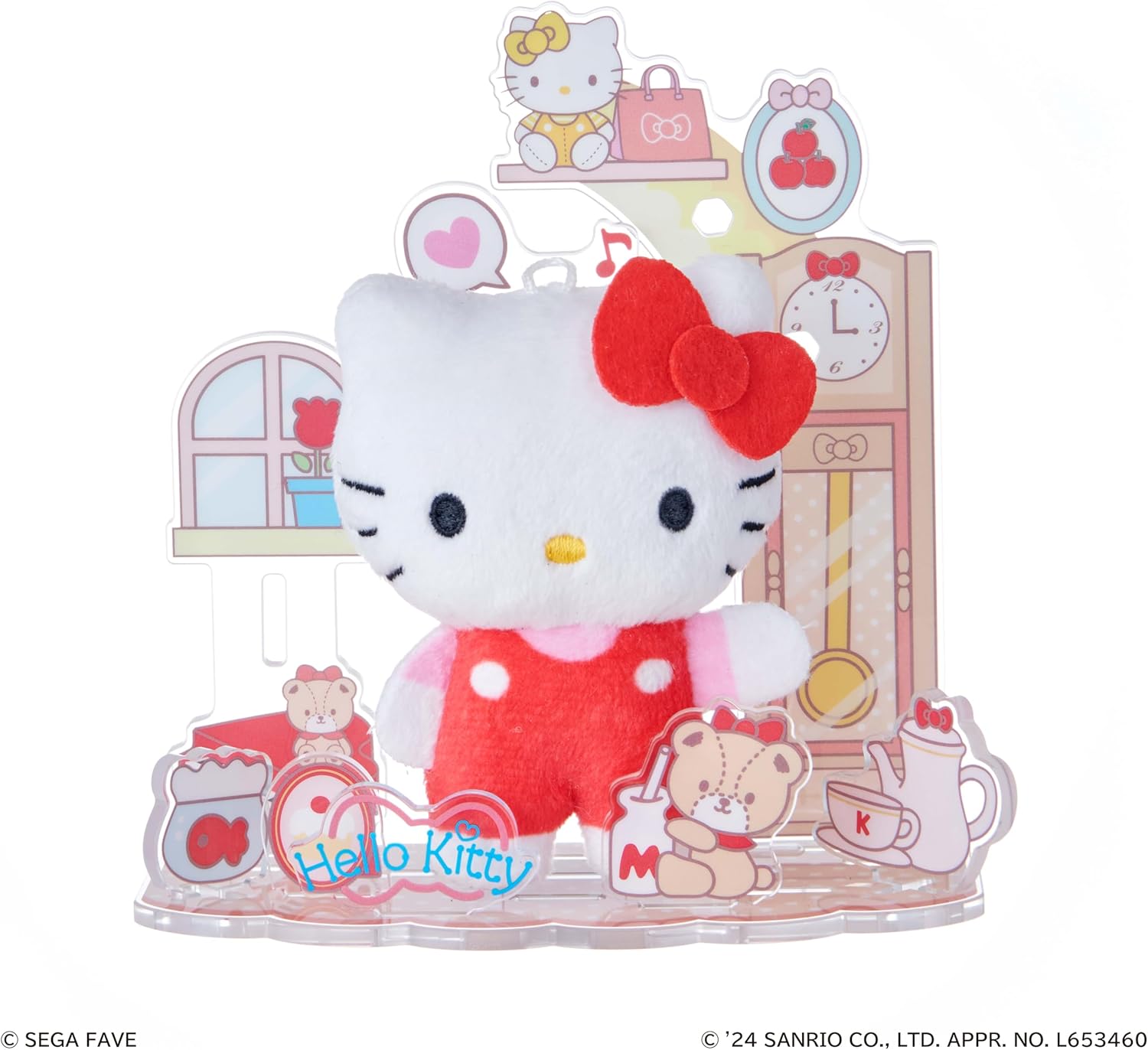 預訂 | 日本 Sanrio 亞加力場景 x 毛公仔擺設套裝/立牌擺設