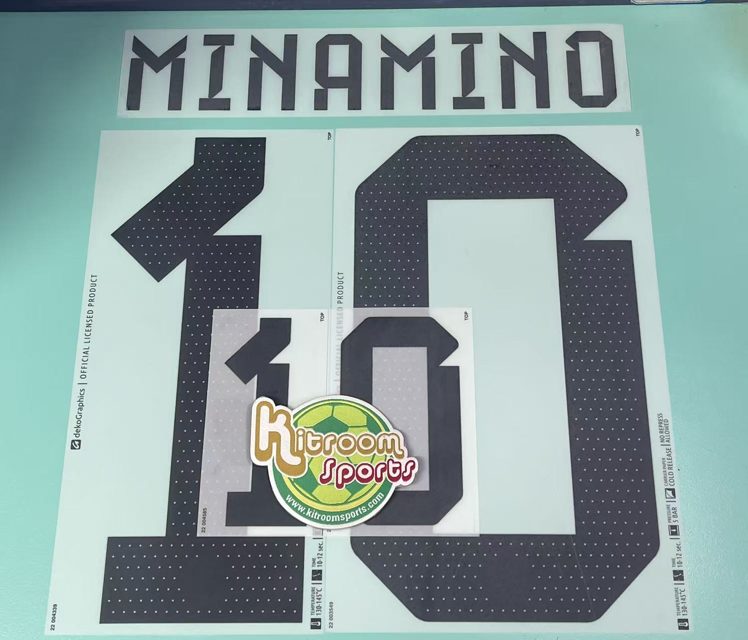 2022 Japan Away Nameset #10 MINAMINO
