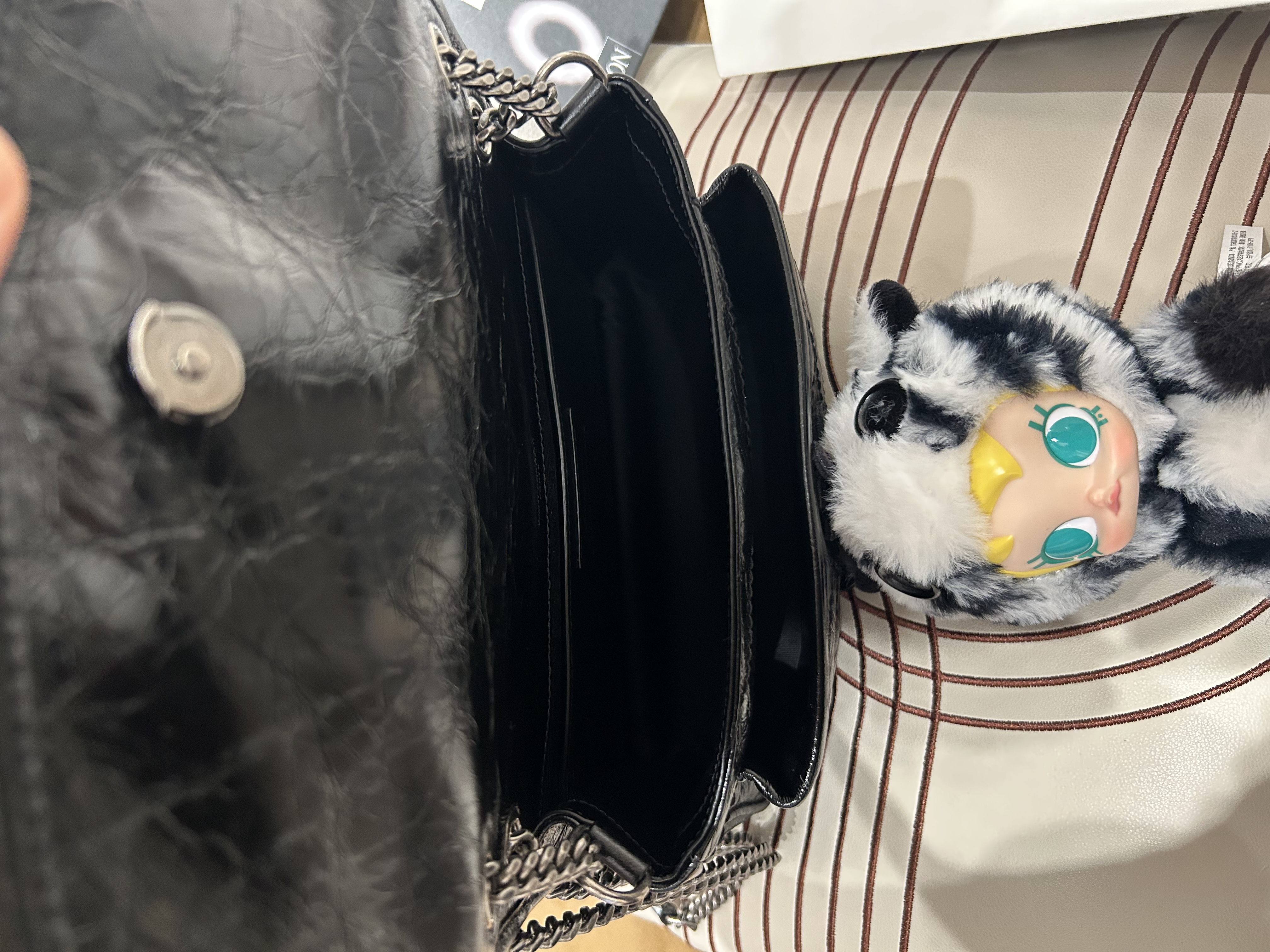 YSL Niki baby Bag Saint Laurent niki Calfskin黑色小牛皮 100%Authentic, 98%new ✅dust bag 
