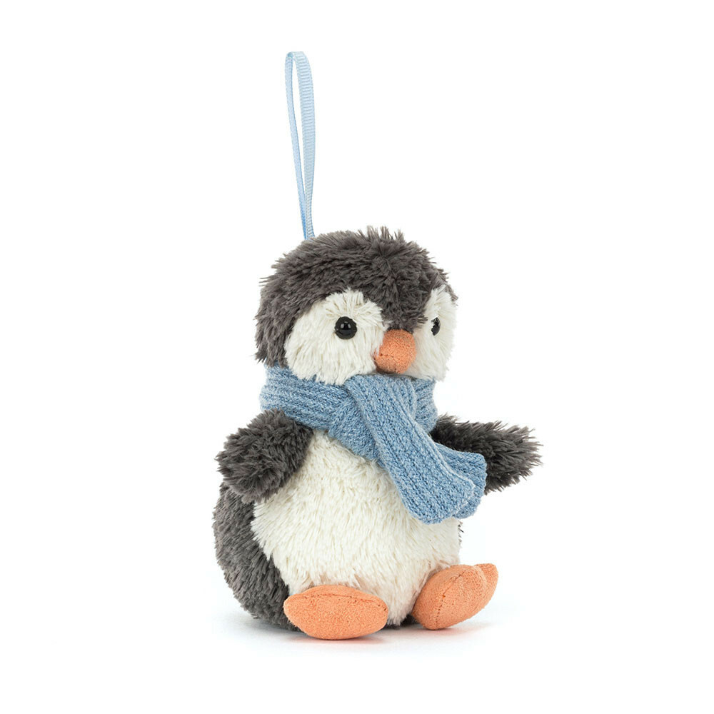 Jellycat Peanut Penguin Decoration 頸巾企鵝仔🐧聖誕樹掛飾🎄