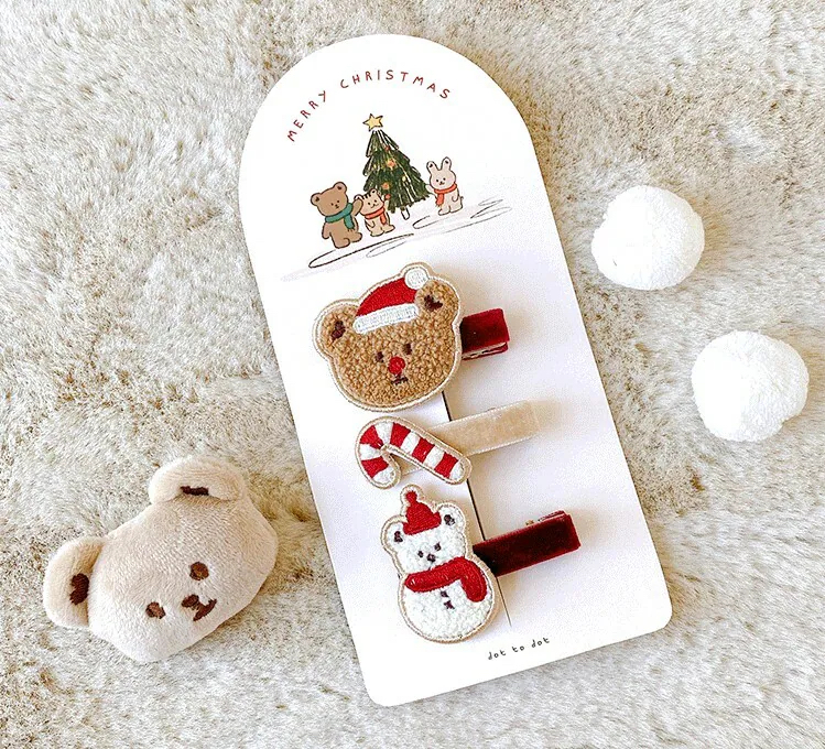 Dottodot 聖誕髮夾三件套