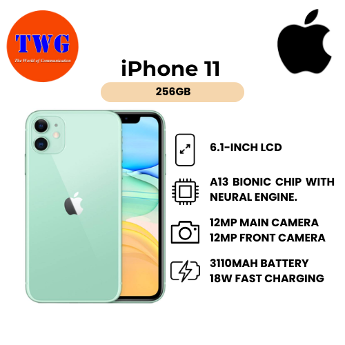 iPhone 11 256GB green (2nd HAND) 100%ORIGINAL MALAYSIA 