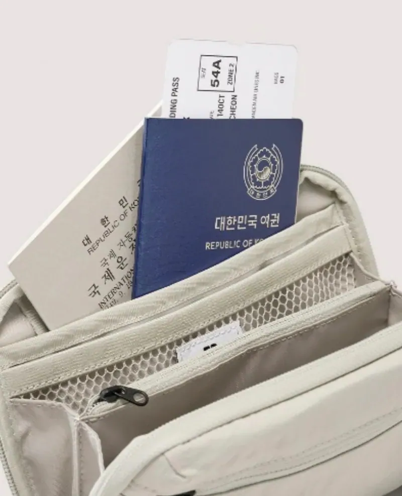 韓國Branden Safe Plus防盜銀包|多功能防盜斜揹袋| 多功能防盜背囊