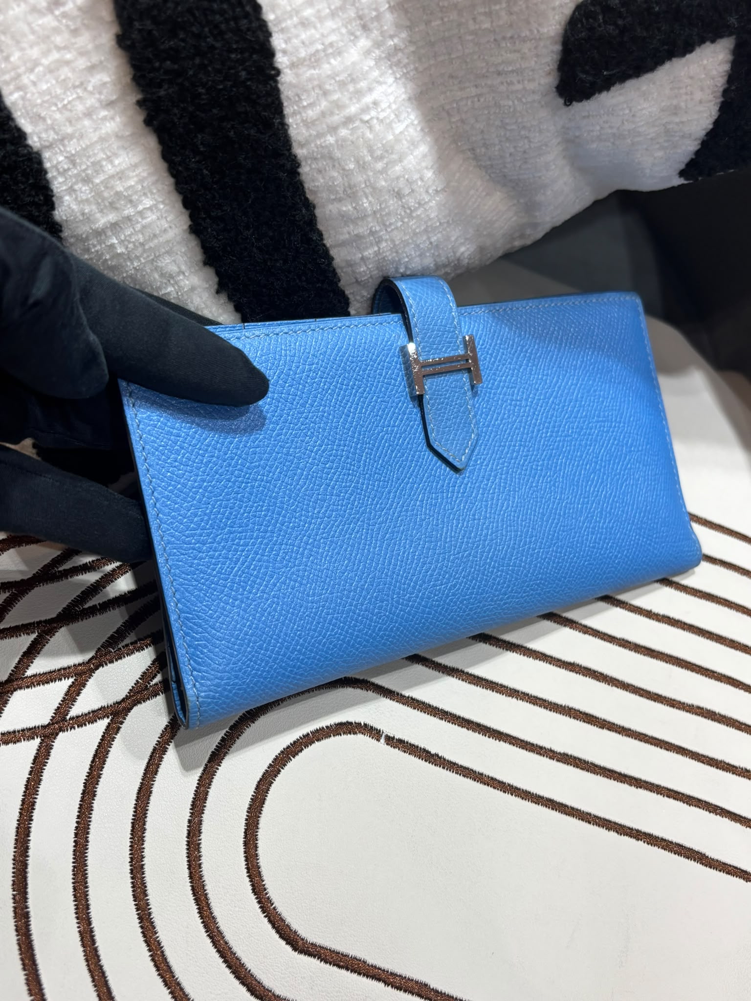 Hermes Bearn Long Wallet 100%Authentic, 93%New 