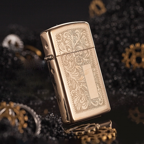 Zippo 1652B 窄版鏡面打磨純銅 防風打火機 | ZIPPO 指定授權經銷商 |美國製造 | 收藏