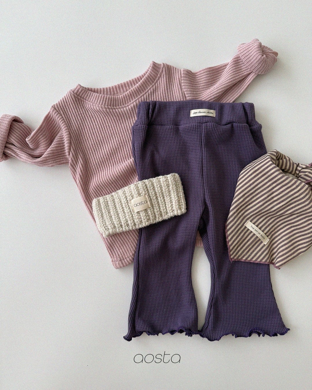 Aosta | [Jelly Waffle Pants]