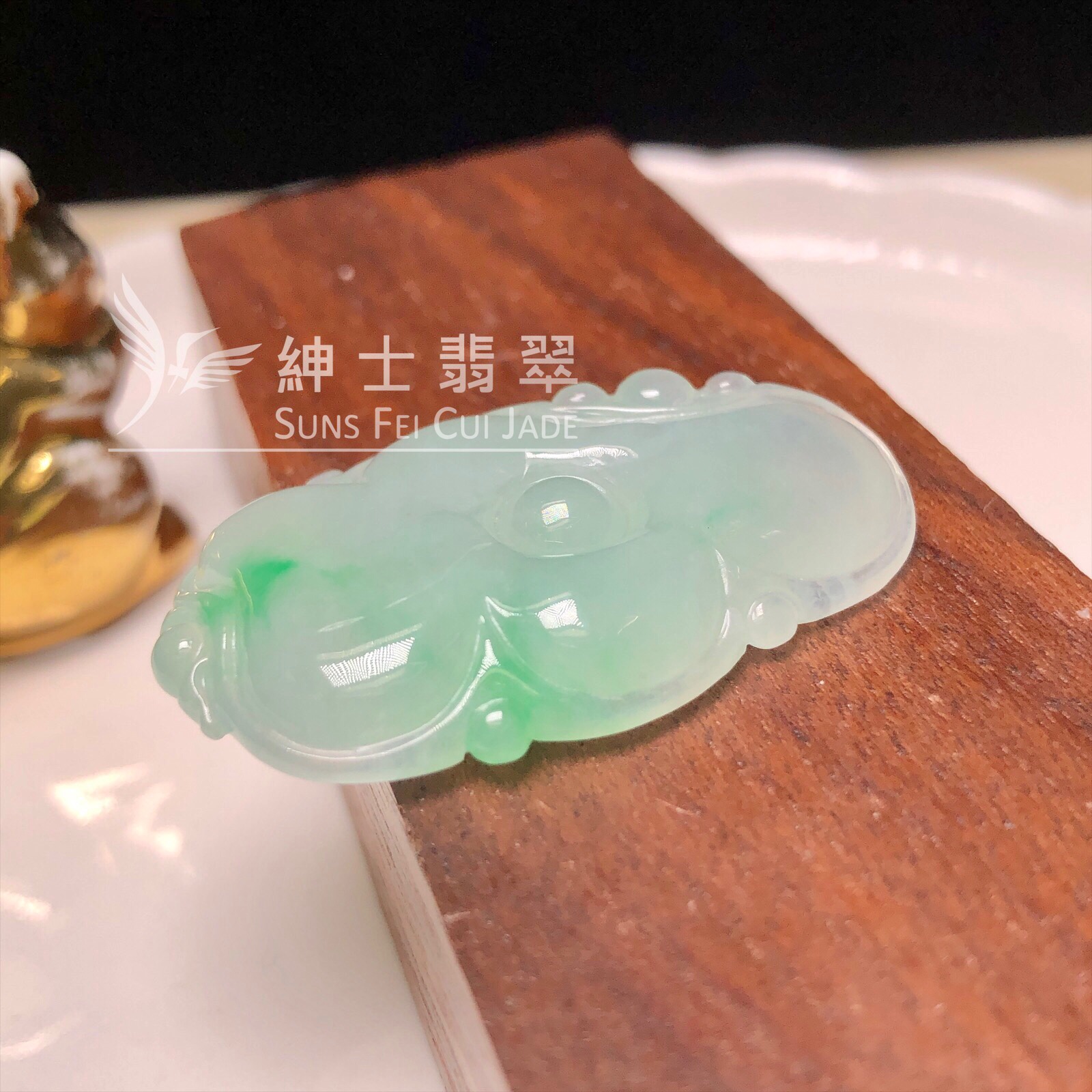 YK00165 隨形飄翠吊墜