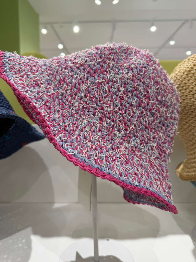 Colorful Mixed Yarn Straw Hat