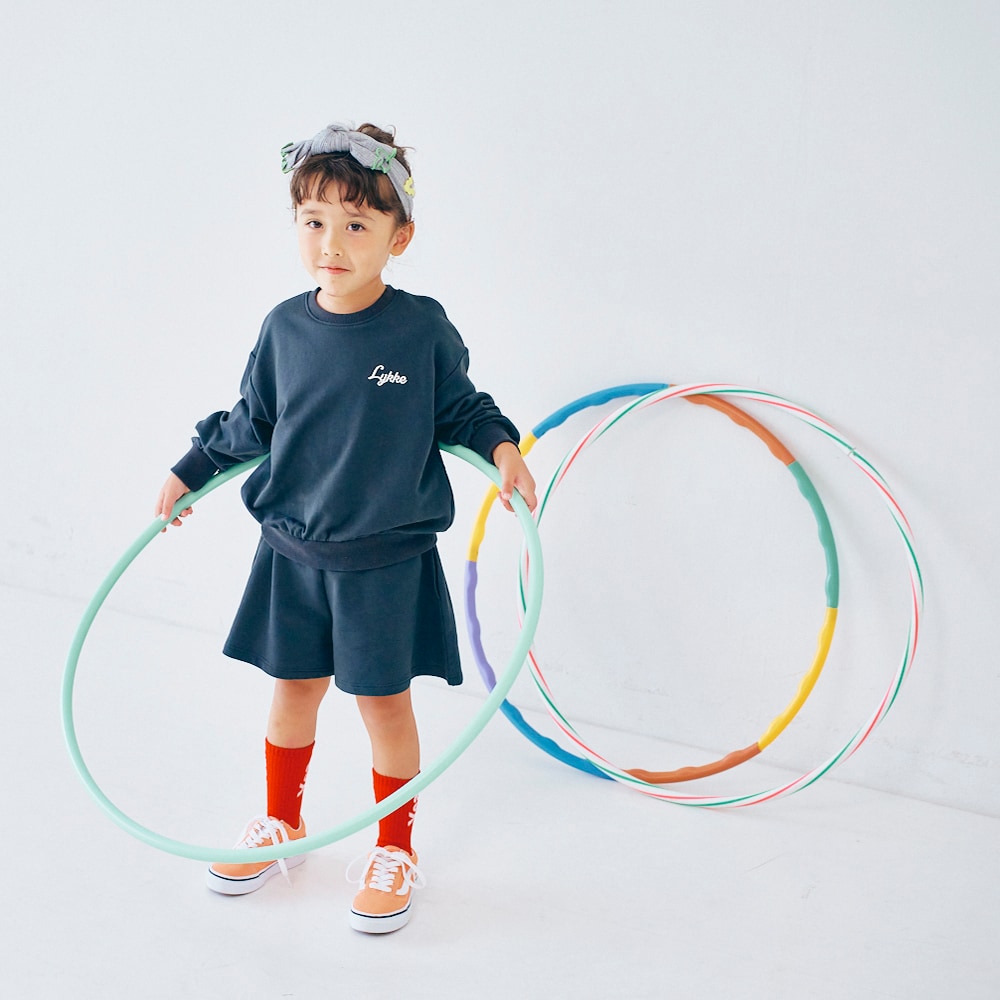 🆕【⭐訂購⭐】🌀刺繡心型logo泡泡袖衛衣+裙褲 套裝［2款選］🌀 [ELBA-0125][260315]