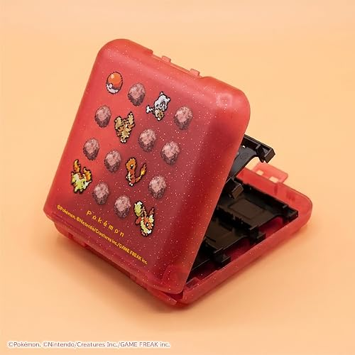 【預售 9月】SW2 HORI 遊戲卡收納盒 (24枚) [寶可夢像素風紅] / Card Case (24pcs) [Pokemon Pixel Art Red] NSX-188 PO0969