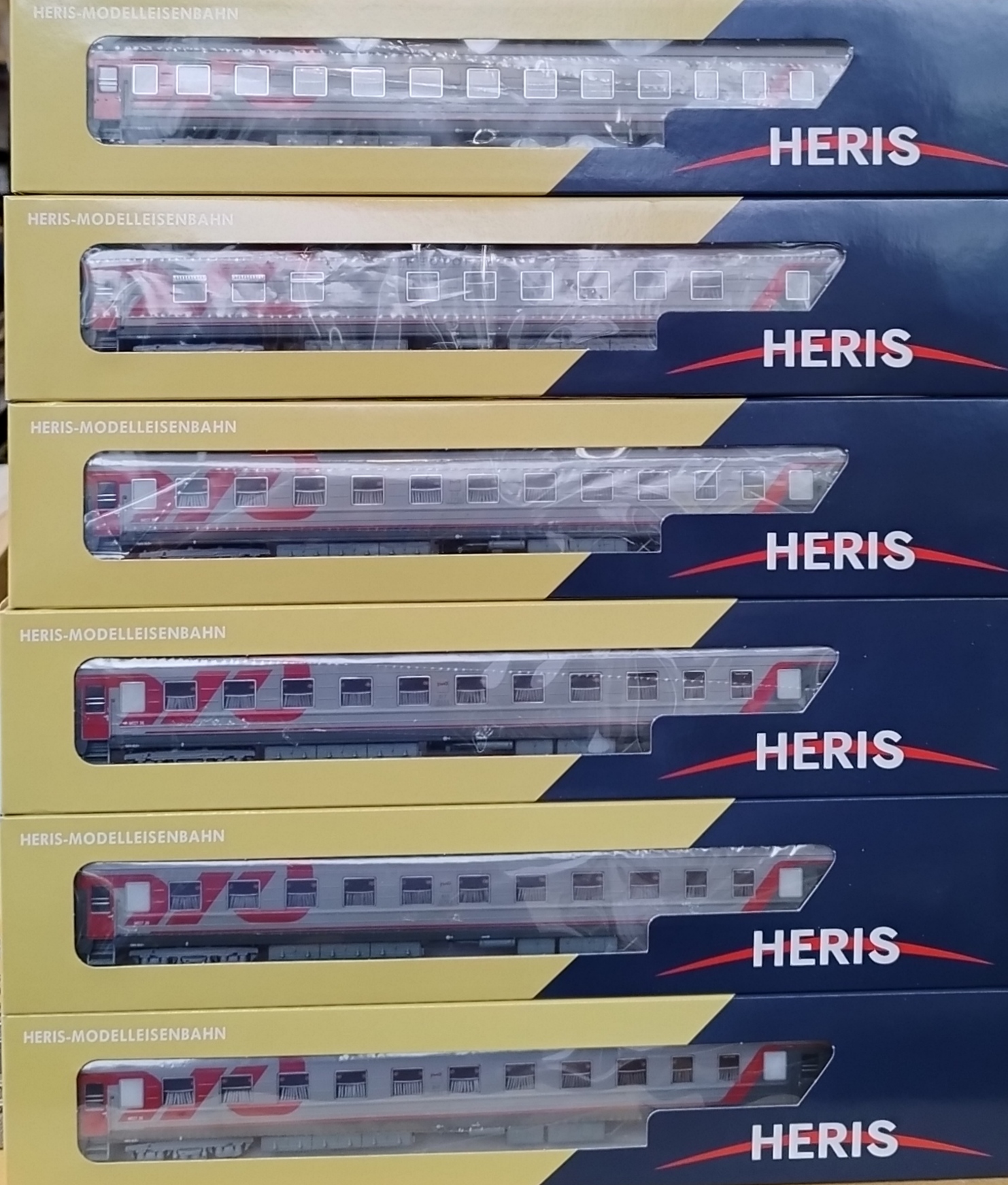 RZD 俄鐵 Russia Railway 6節套HO by Heris