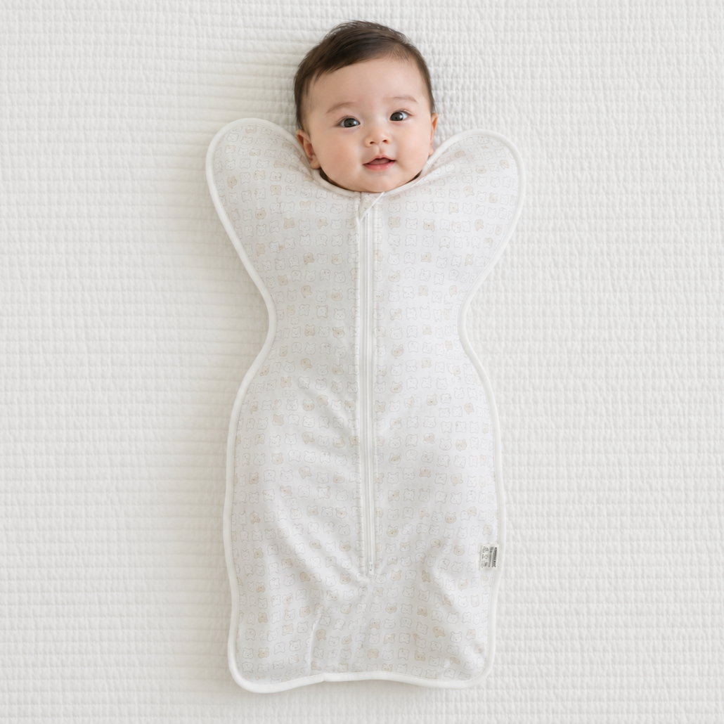 (睡袋) 純棉拉鏈包被 -  CBBP02 CHUBEES 100% Cotton Baby Swaddle Sleeping Bag (Zip-Up)