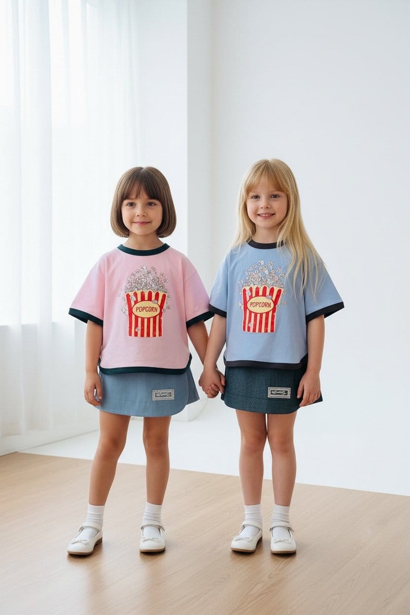 【預訂】韓國直送 PopCorn 圖案上衣