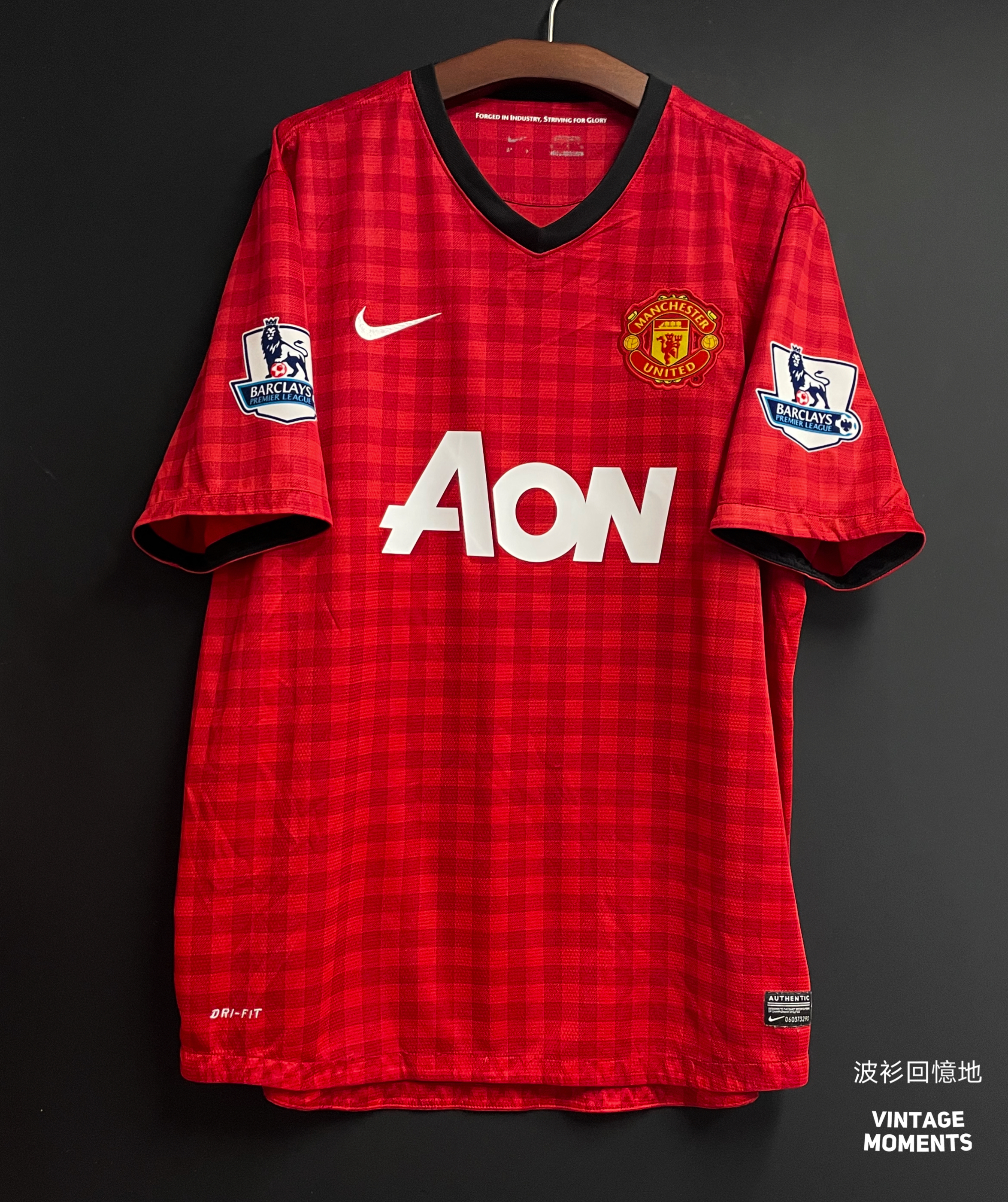 曼聯12/13主場 雲佩斯 MANCHESTER UNITED HOME VAN PERSIE