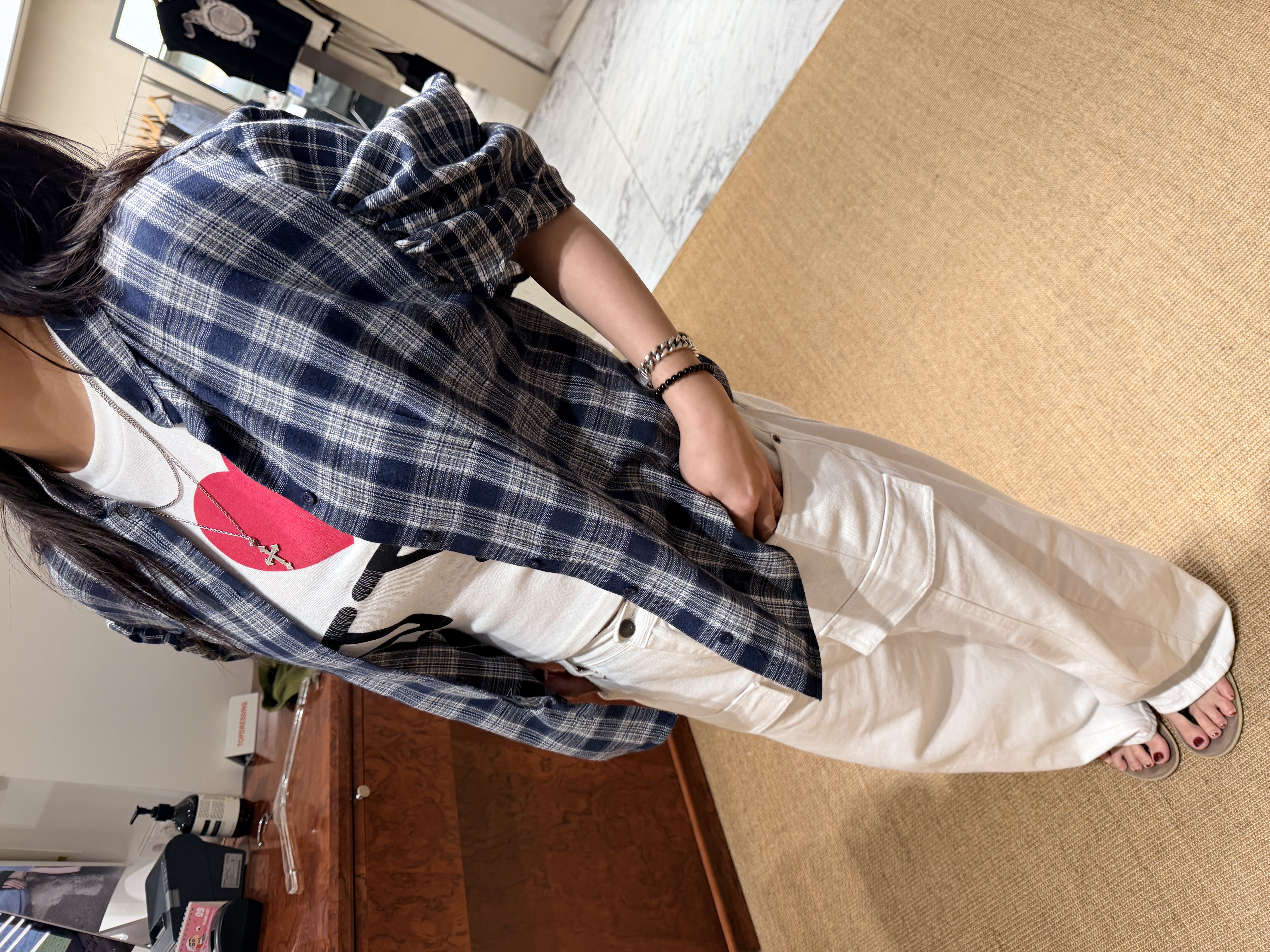 Checked shirt